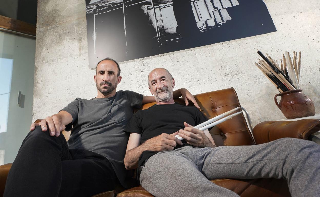 Andoni Basterretxea y Haritz Harreguy. 