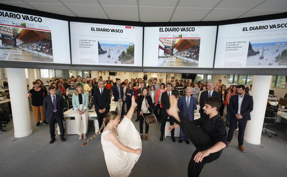 Así ha sido la inauguración de la nueva sede de El Diario Vasco. 