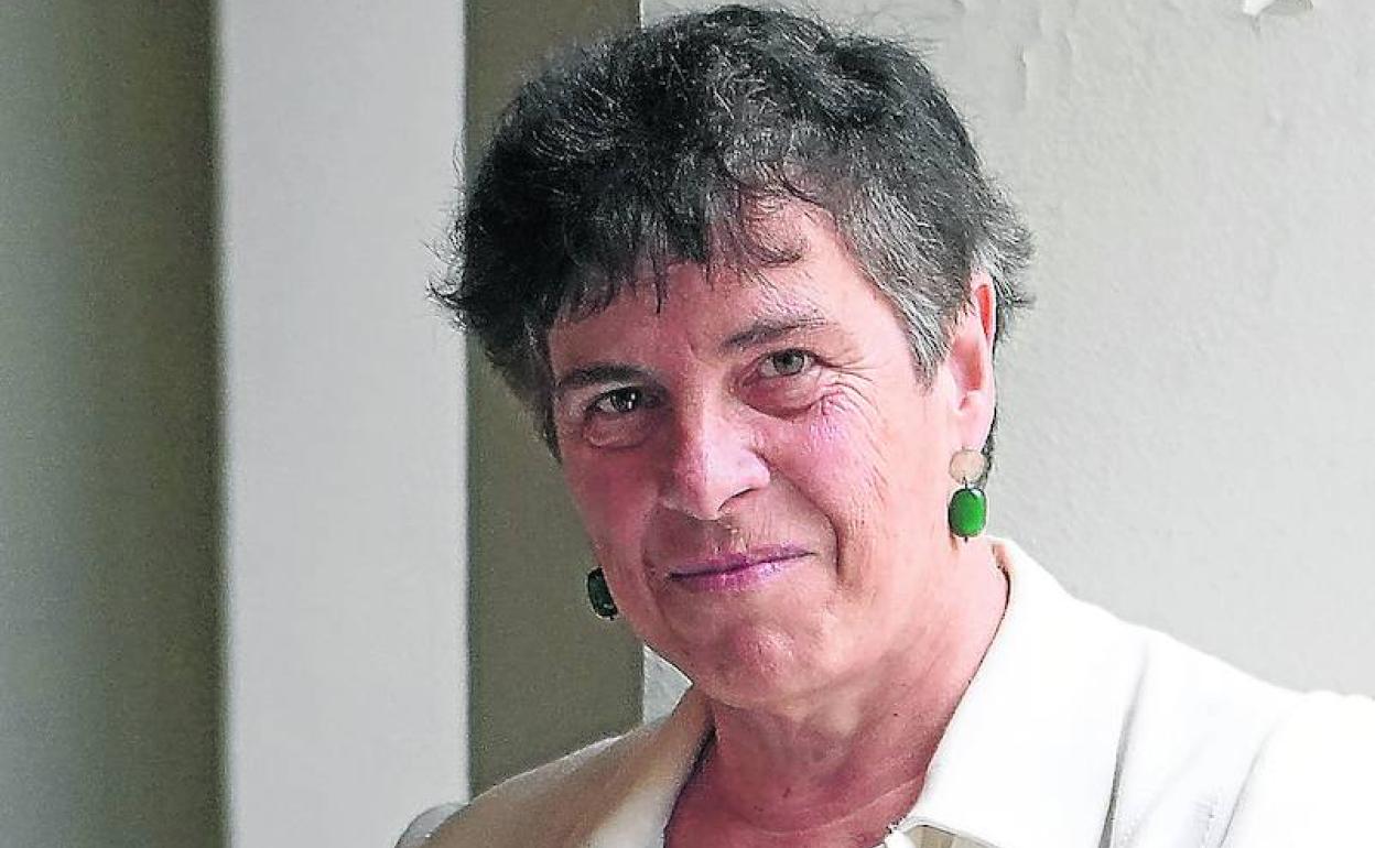 Tere Irastortza, hace unos días en San Sebastián. 