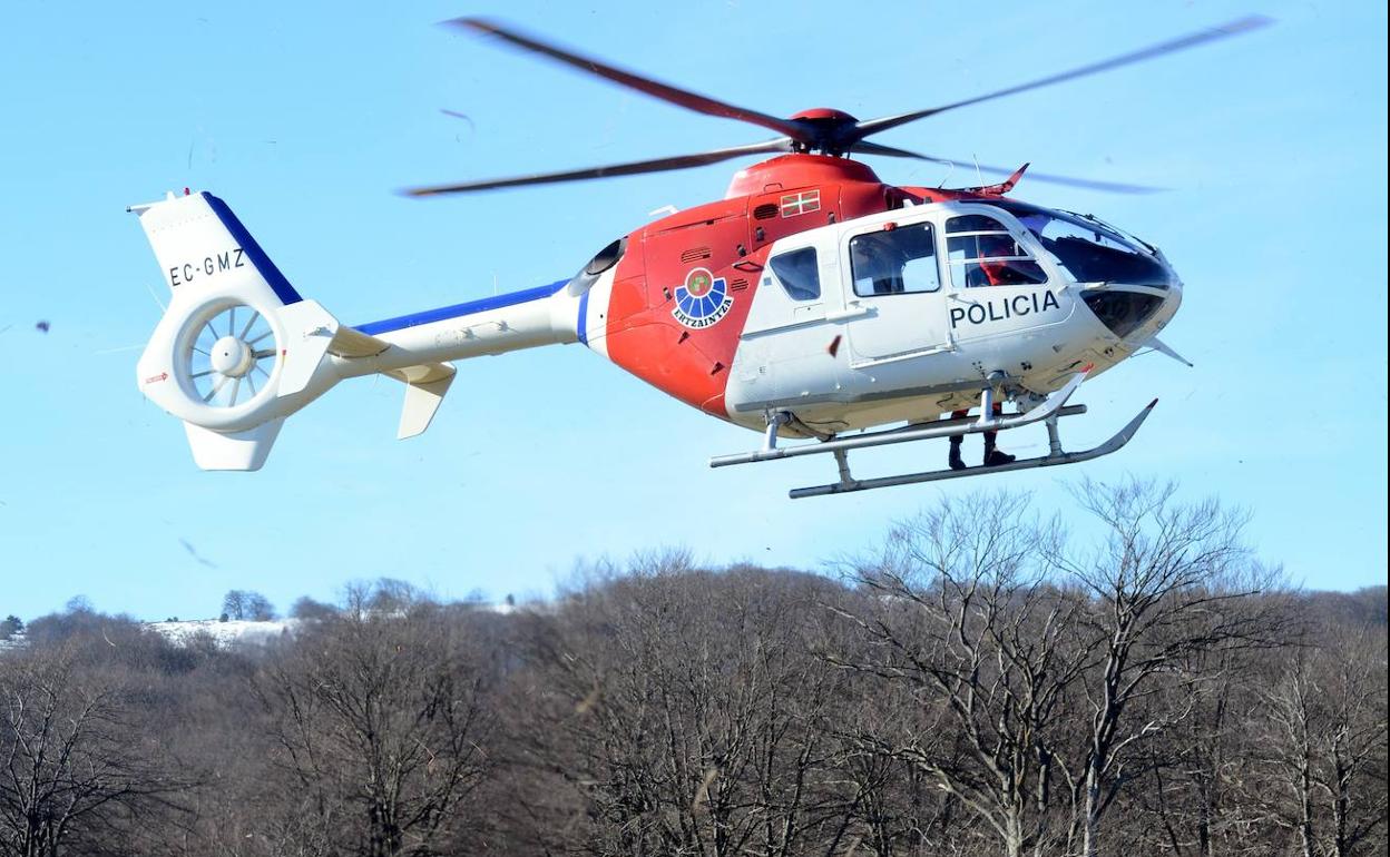 Un participante de la Zegama-Aizkorri, rescatado en helicóptero