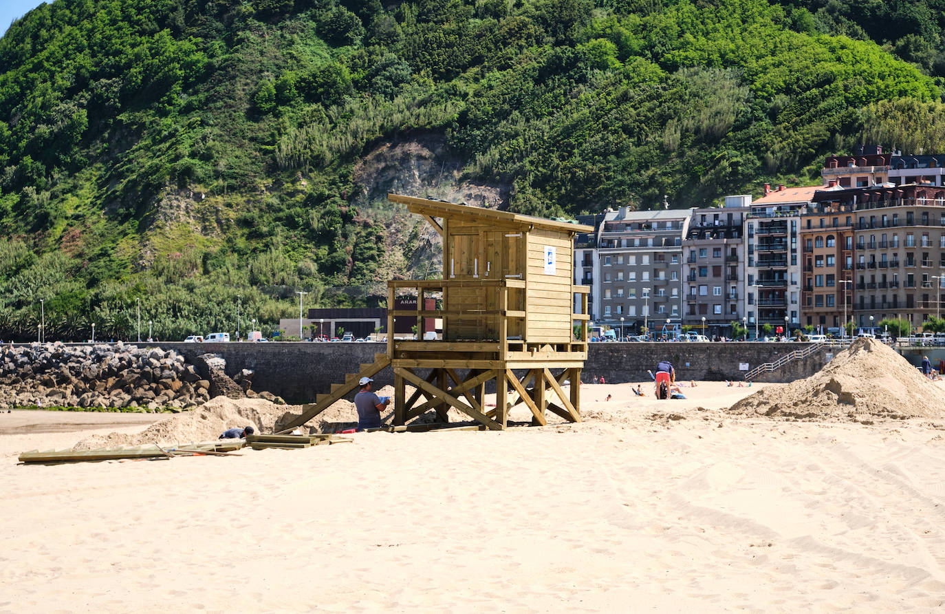 Fotos: La temporada de playas en Donostia arranca el miércoles