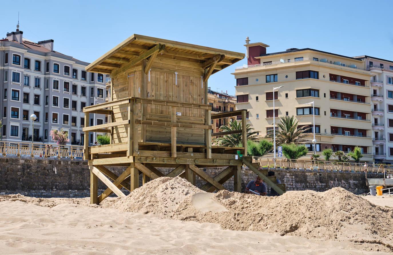 Fotos: La temporada de playas en Donostia arranca el miércoles