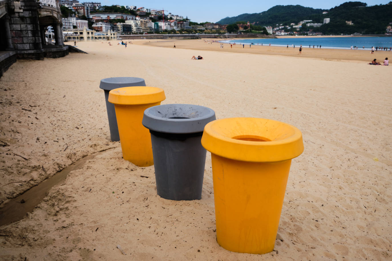 Fotos: La temporada de playas en Donostia arranca el miércoles