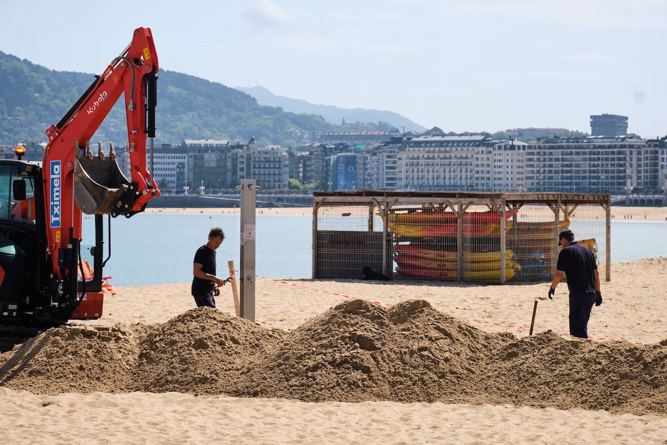 Fotos: La temporada de playas en Donostia arranca el miércoles
