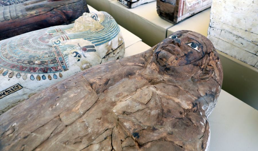Fotos: Hallazgo en una necrópolis de Egipto
