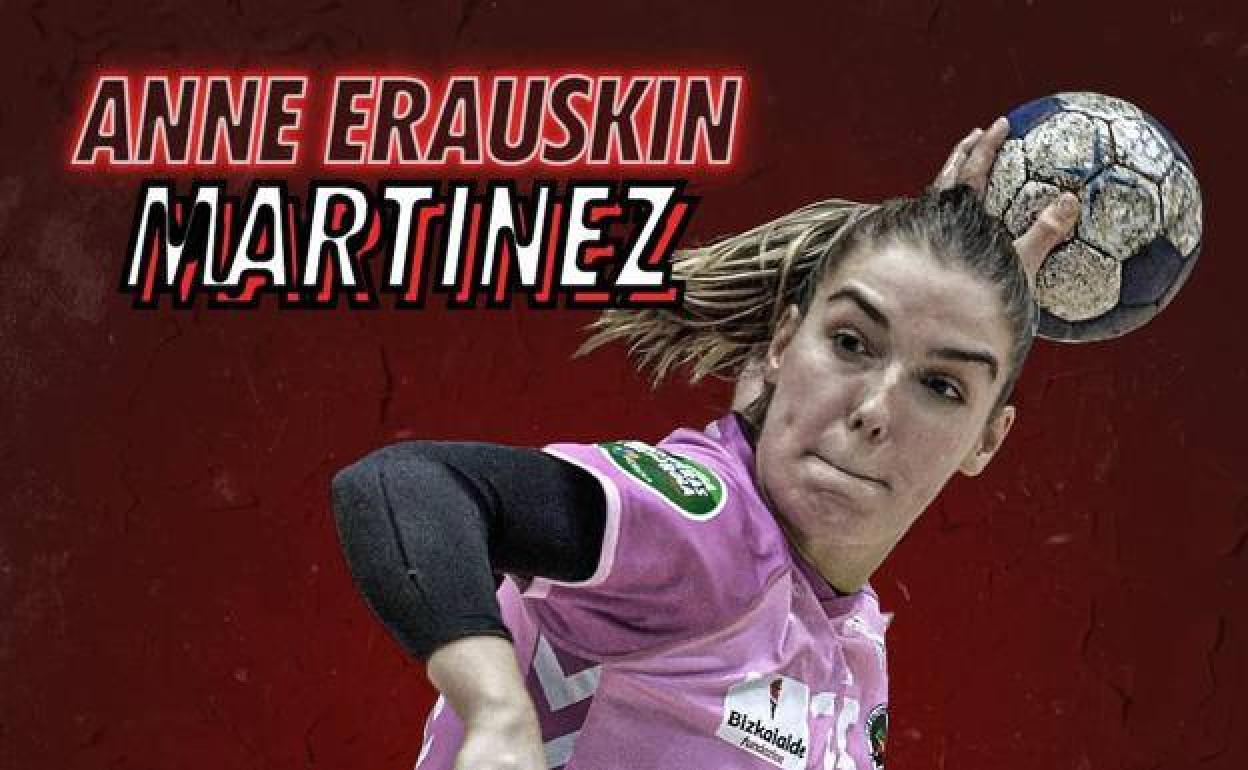 El Bera Bera oficializa el fichaje de la zurda Anne Erauskin