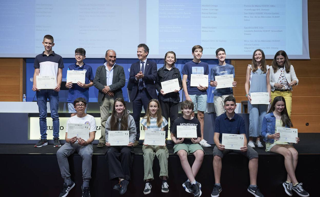 Bildarratz, en la entrega este sábado de los premios de la XVIII Olimpiada Matemática Eduardo Chillida
