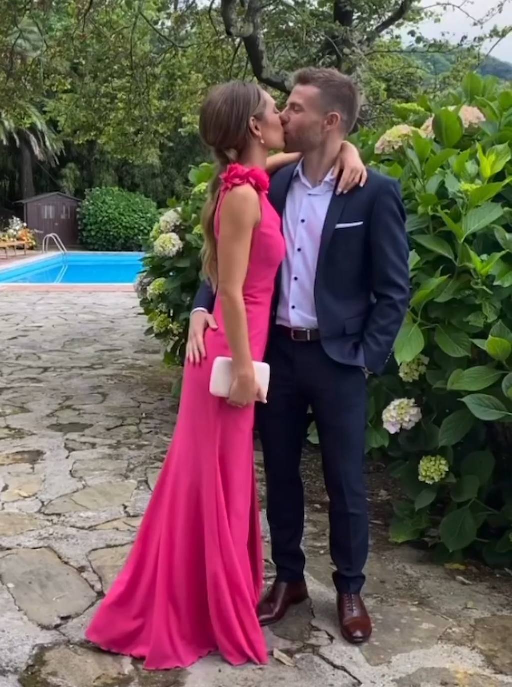 Asier Illarramendi y su pareja, Leire Zubieta.