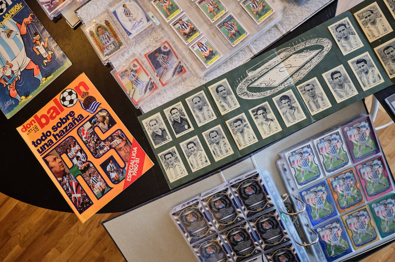 Fotos: 6.000 cromos para revivir la historia de la Real Sociedad