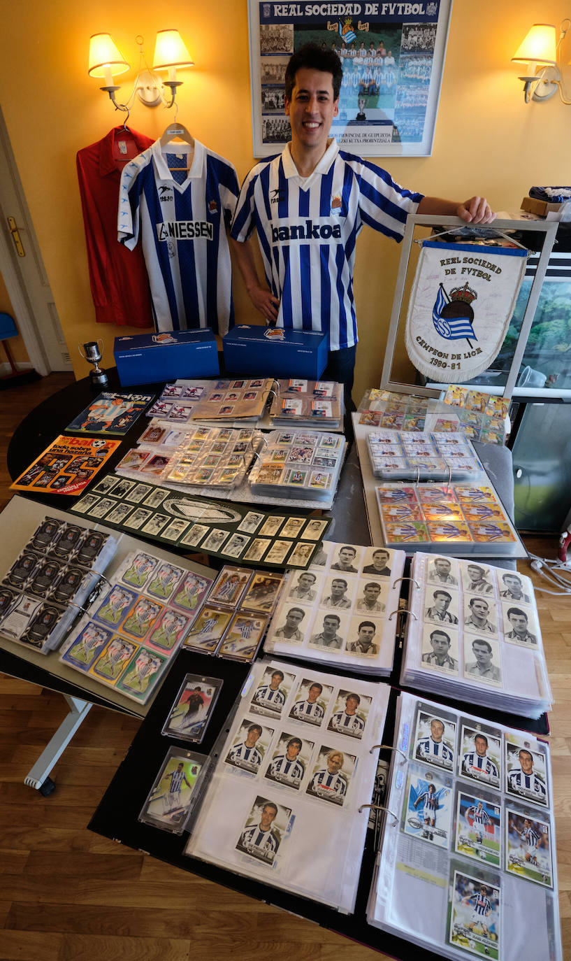 Fotos: 6.000 cromos para revivir la historia de la Real Sociedad