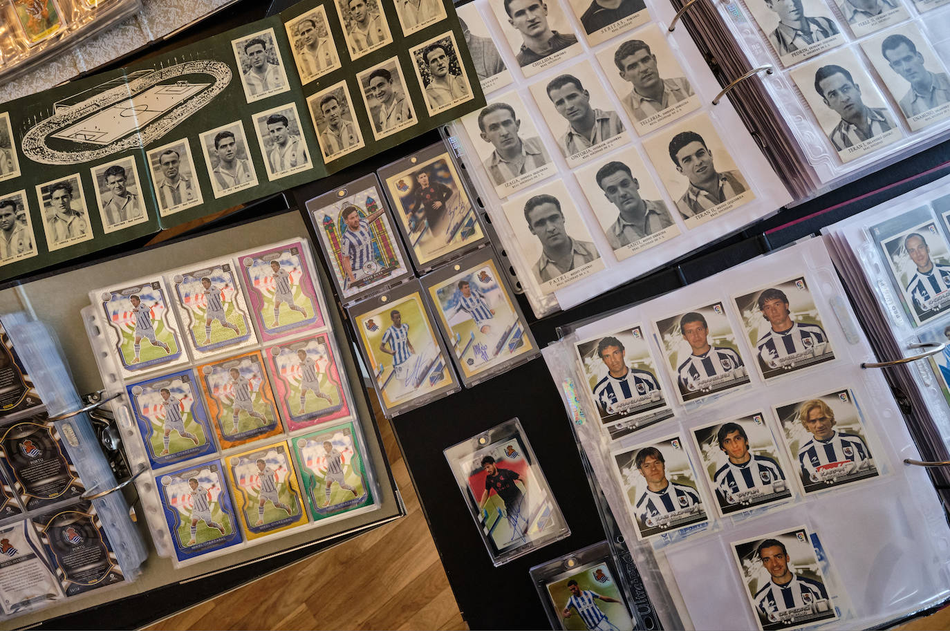 Fotos: 6.000 cromos para revivir la historia de la Real Sociedad