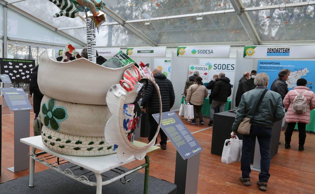 La exposición GK Recycling celebrada el pasado año en el Boulevard donostiarra. 