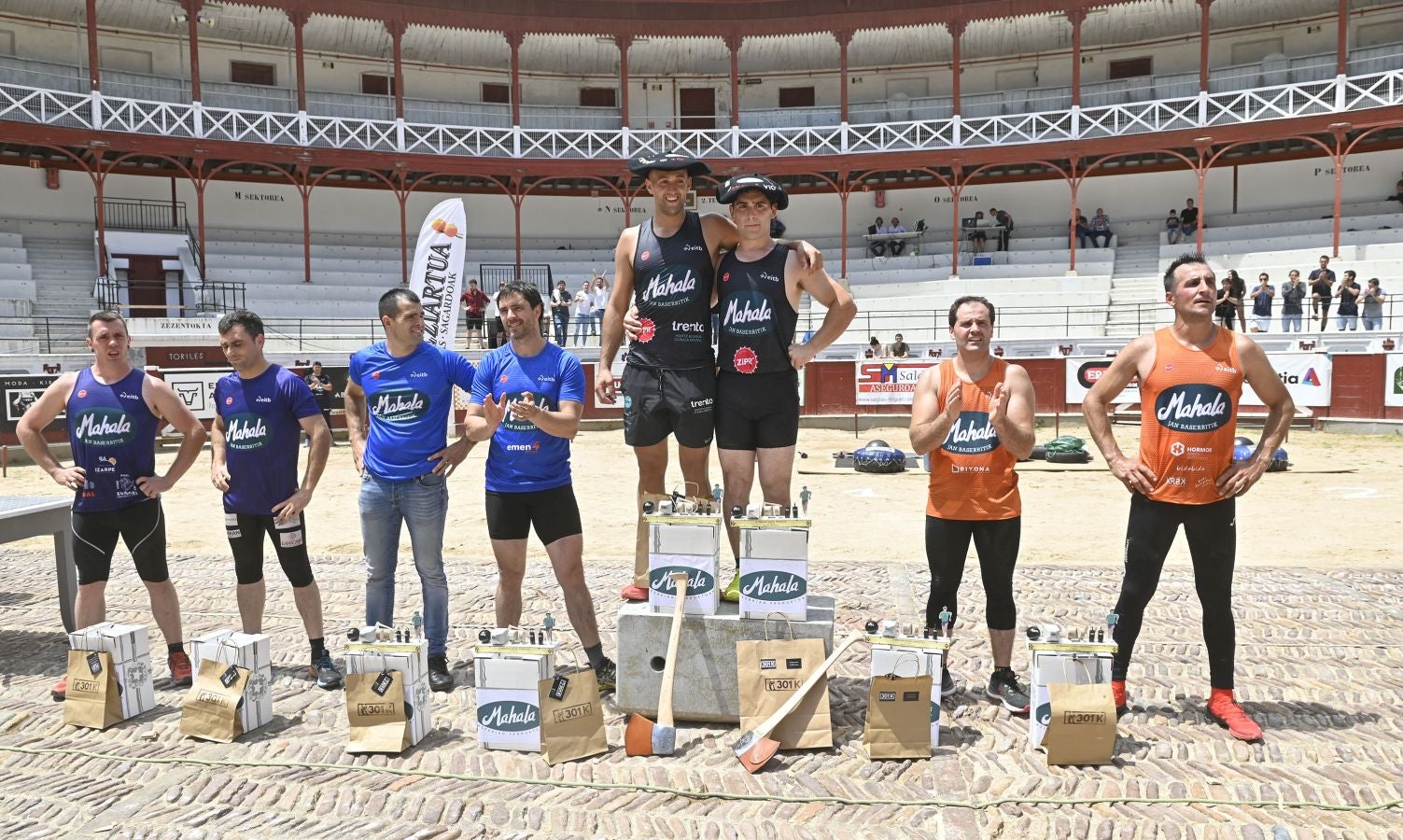 Ha invertido junto a Gorka Etxeberria 39 minutos y 45 segundos en la final del Pentatlón. 