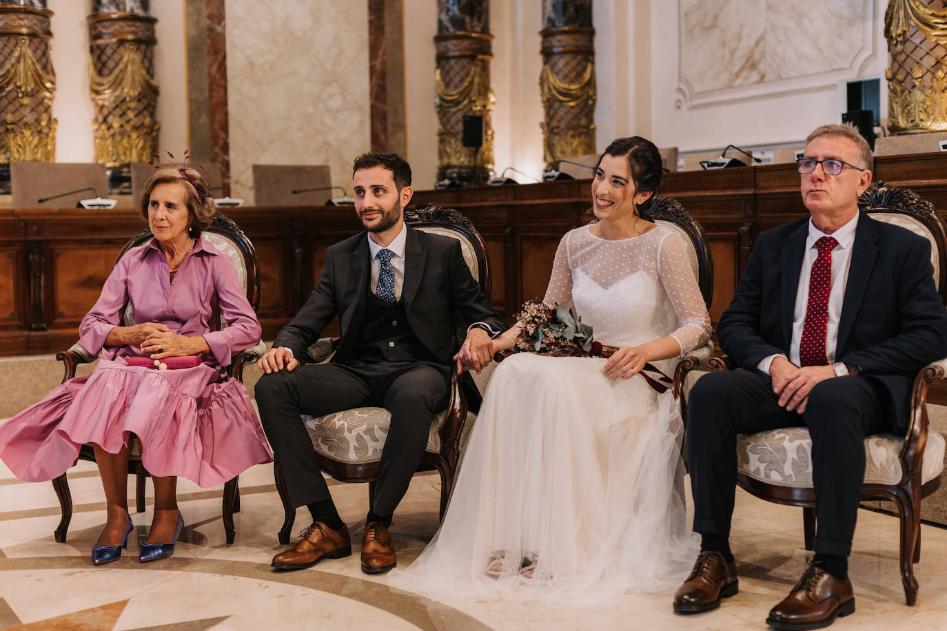 Fotos: La boda en San Sebastián de Maialen Luzurraga y Borja García