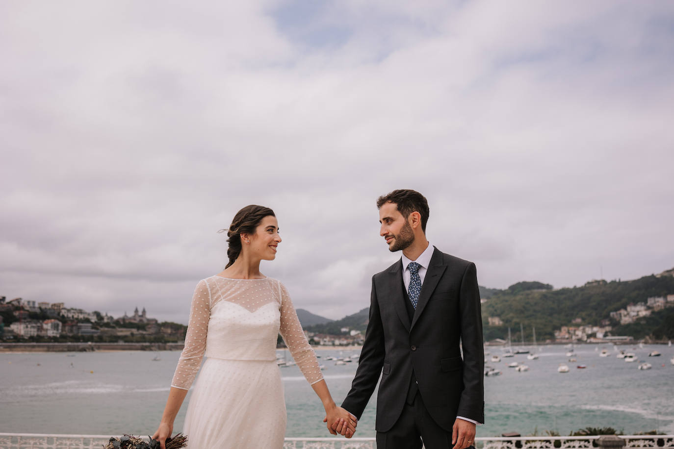 Fotos: La boda en San Sebastián de Maialen Luzurraga y Borja García