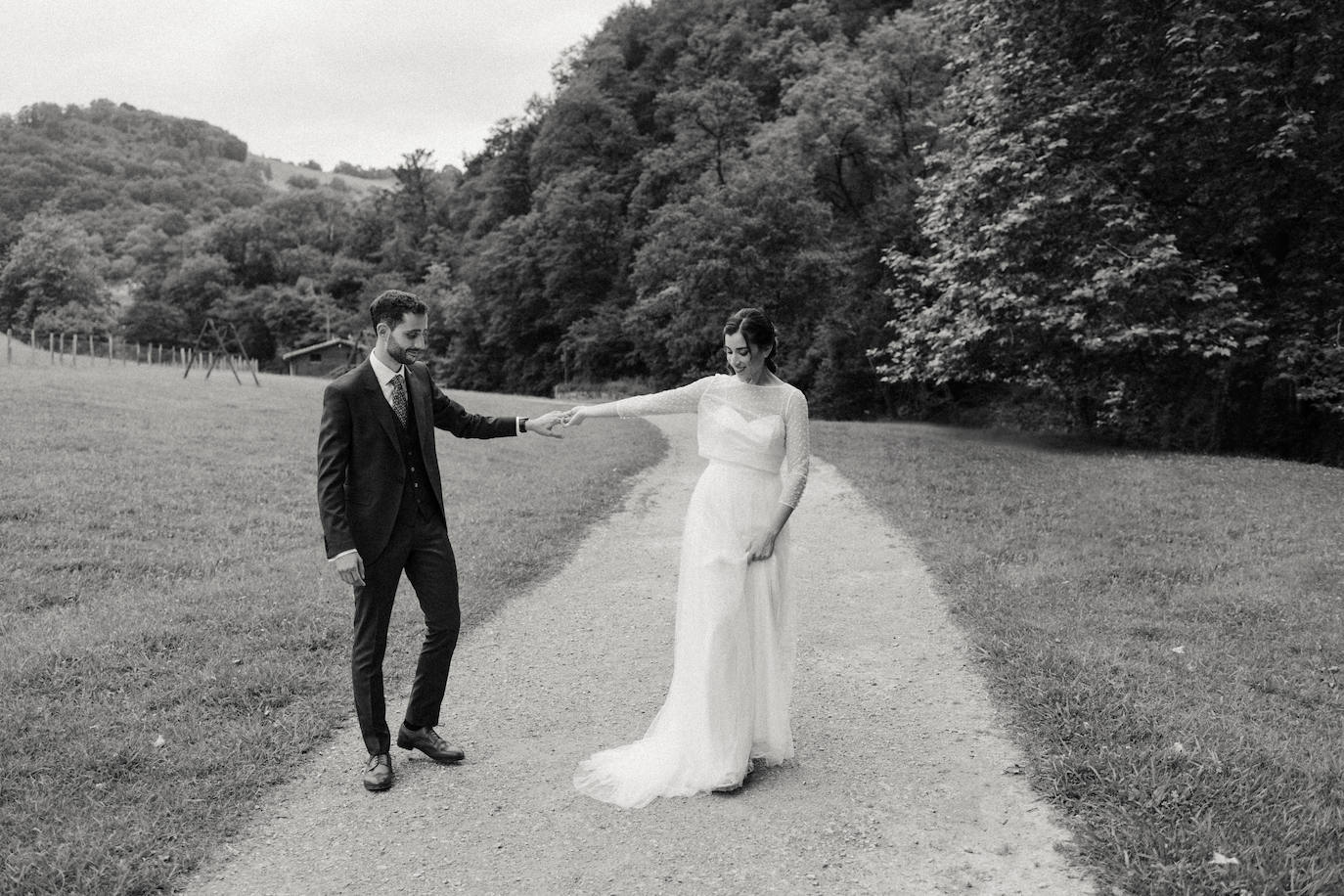 Fotos: La boda en San Sebastián de Maialen Luzurraga y Borja García