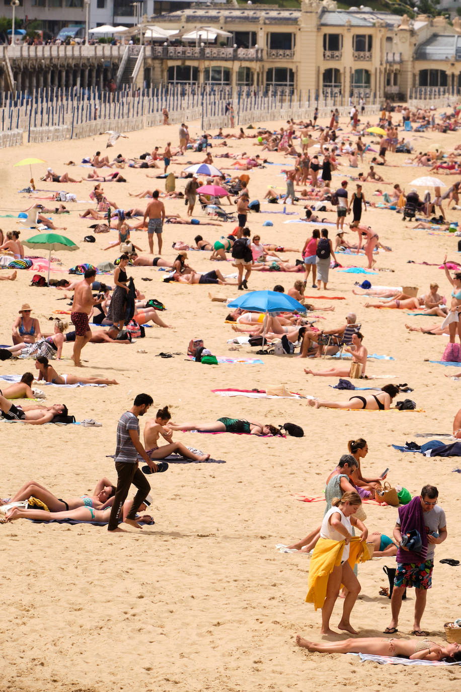 Fotos: Gipuzkoa en aviso amarillo: 30 grados y subiendo