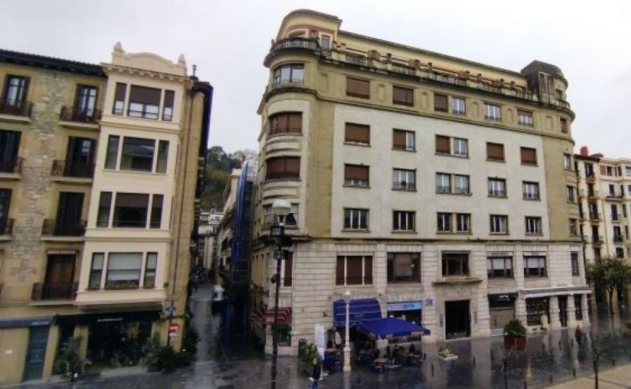 Viviendas de la calle Ijentea de San Sebastián. 