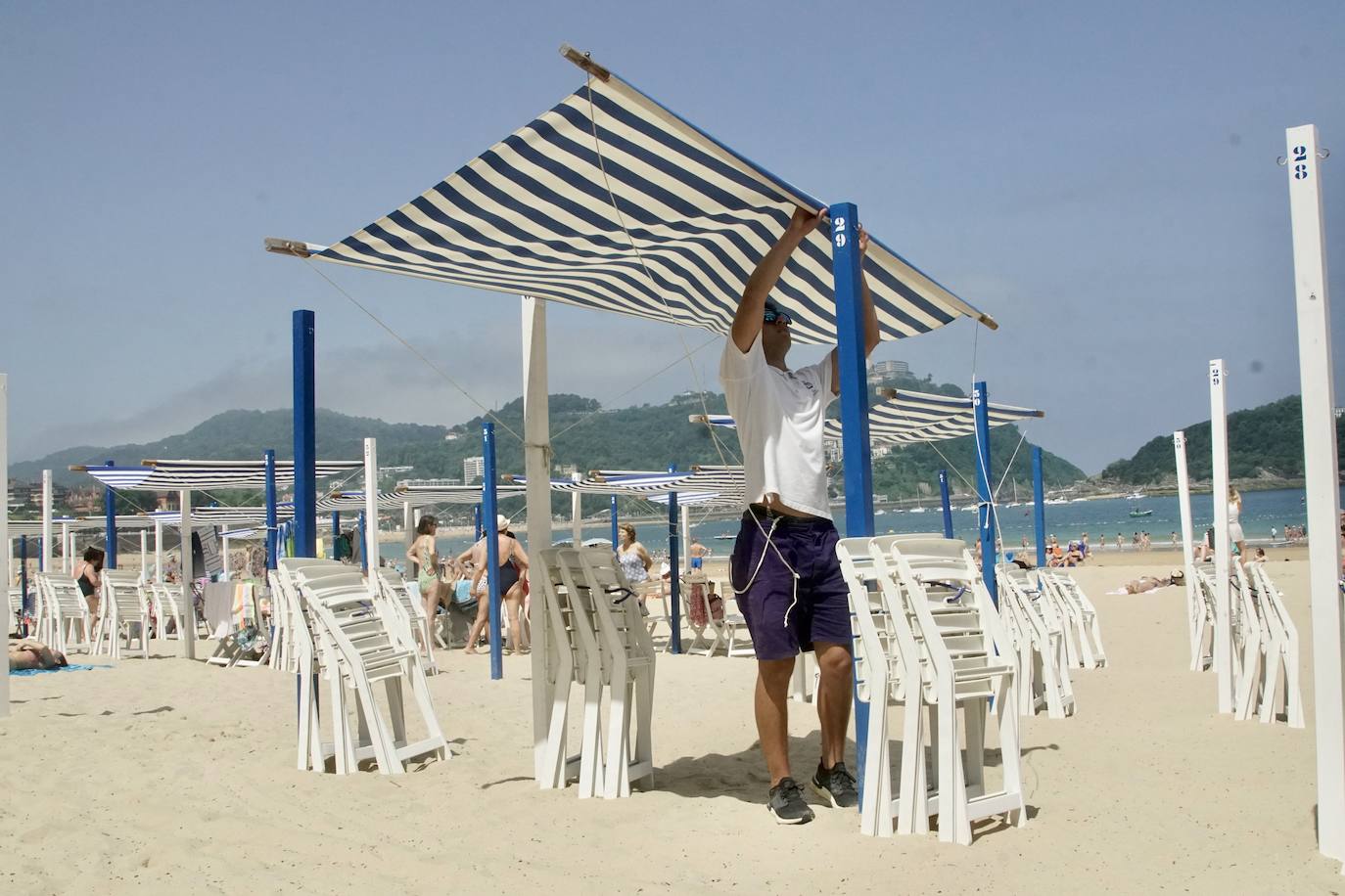 Fotos: Arranca la temporada de playas en Donostia