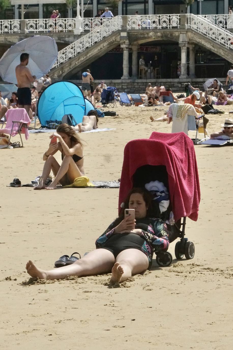 Fotos: Arranca la temporada de playas en Donostia