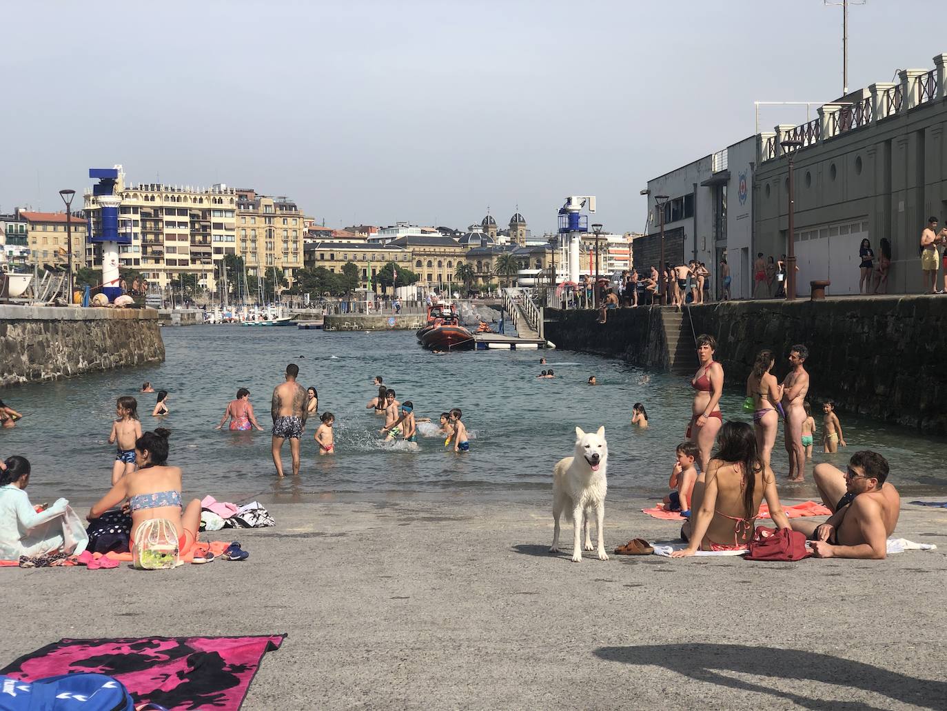 Fotos: Calor desde primera hora de la mañan