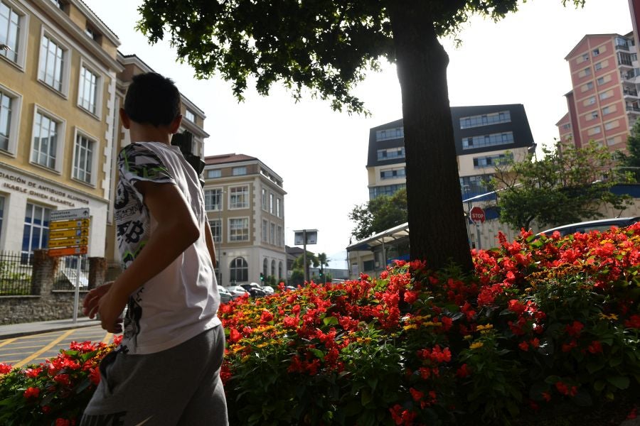 Fotos: Calor desde primera hora de la mañan