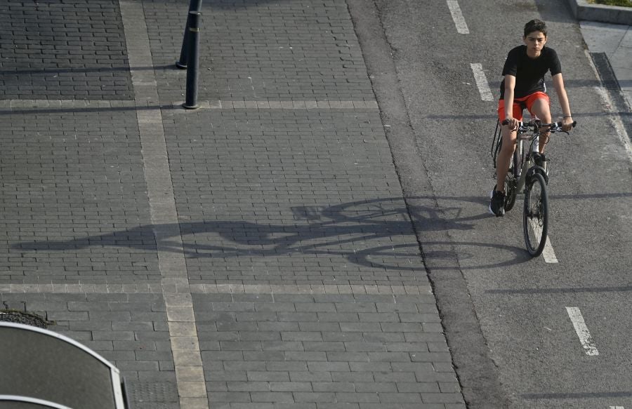 Fotos: Calor desde primera hora de la mañan