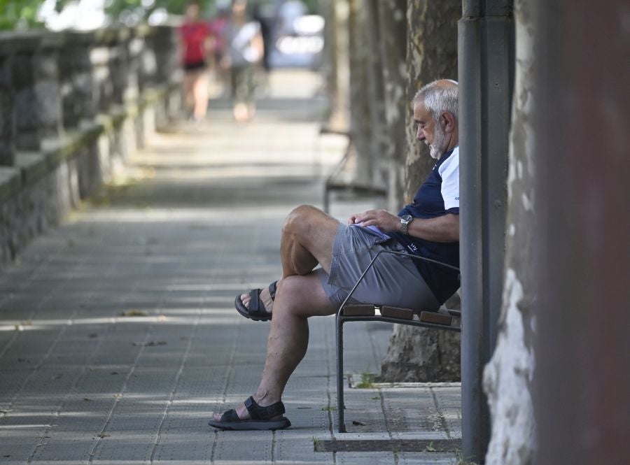 Fotos: Calor desde primera hora de la mañan