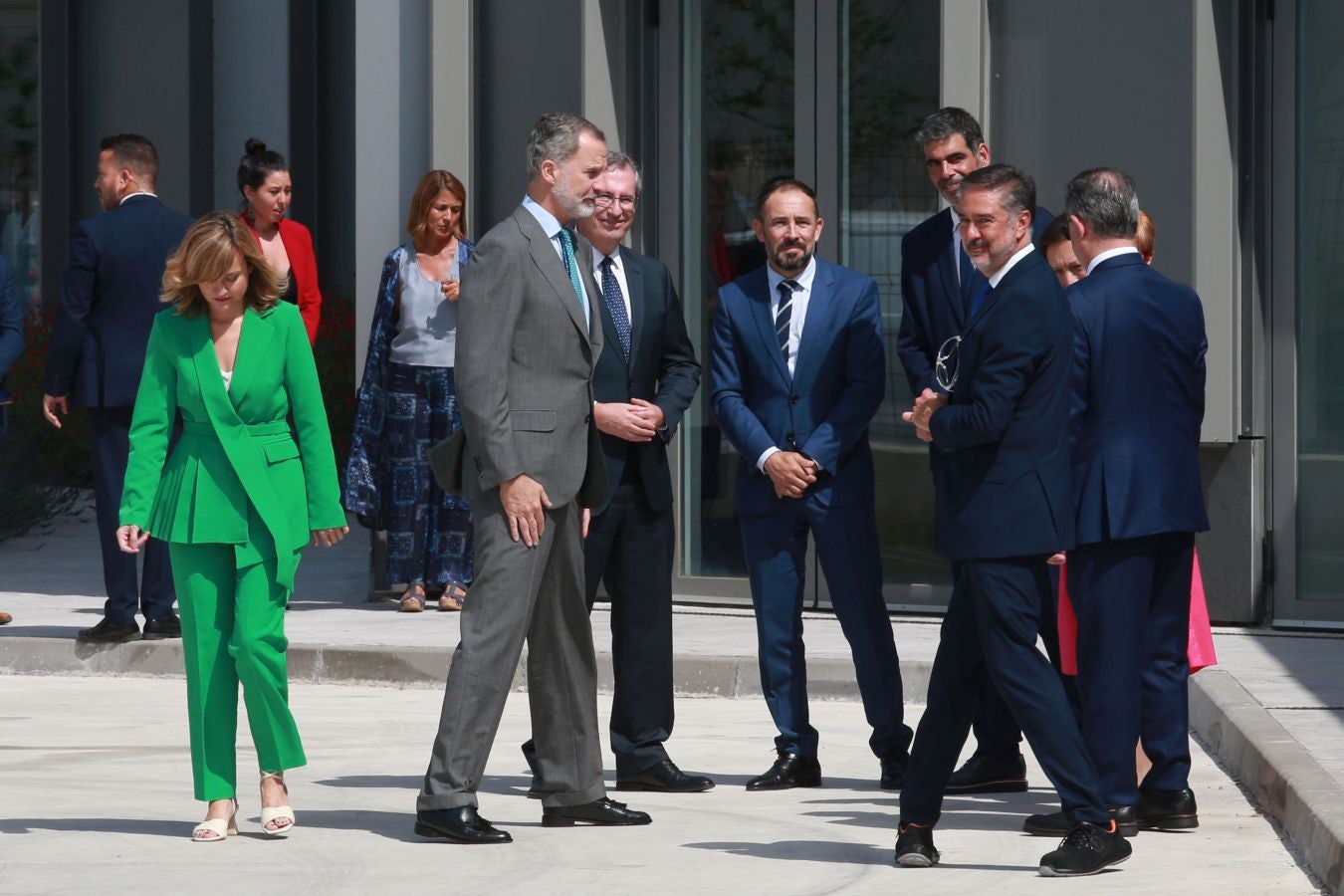 Fotos: El Rey inaugura la nueva fábrica de OTIS en San Sebastián