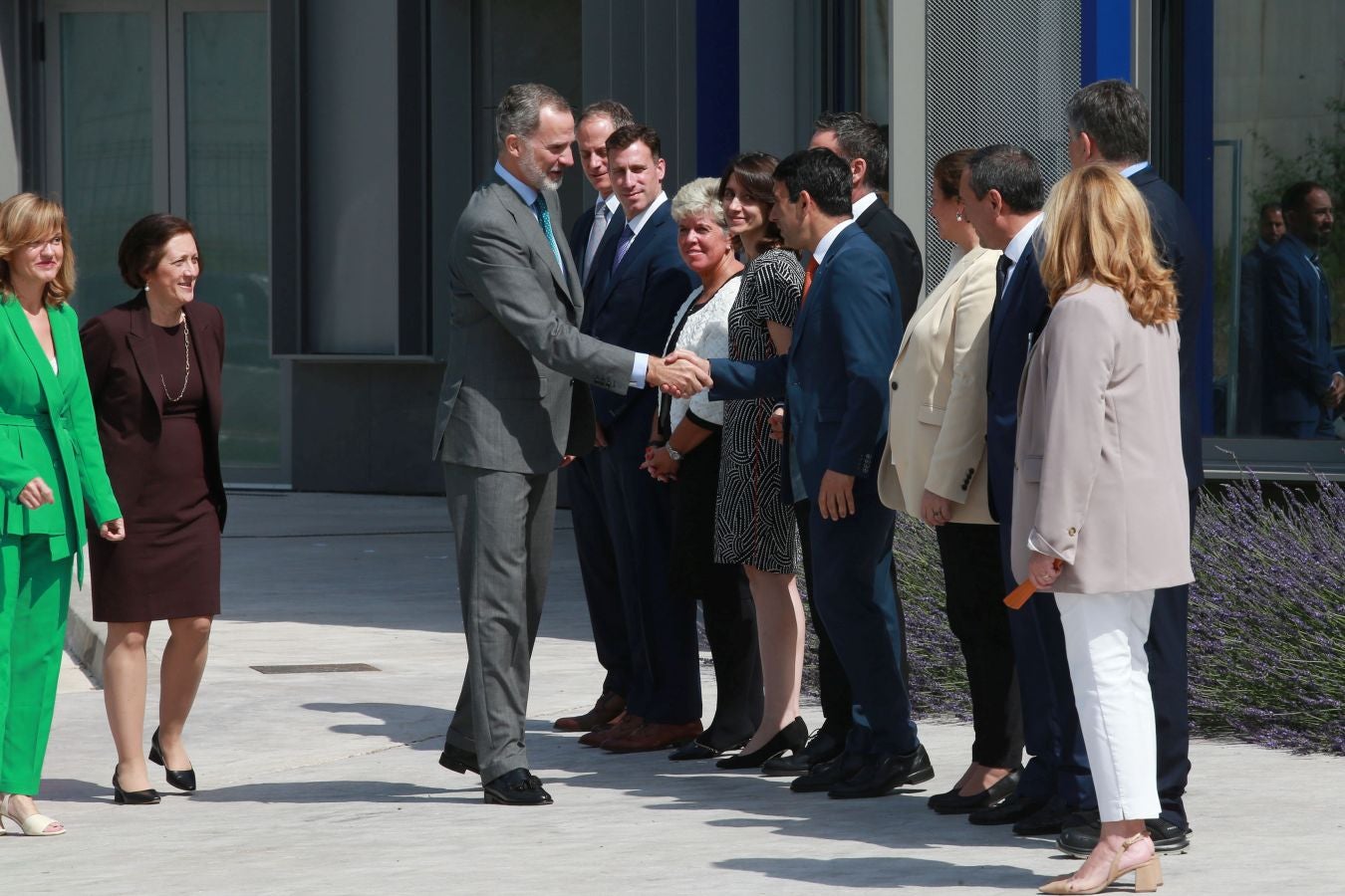 Fotos: El Rey inaugura la nueva fábrica de OTIS en San Sebastián