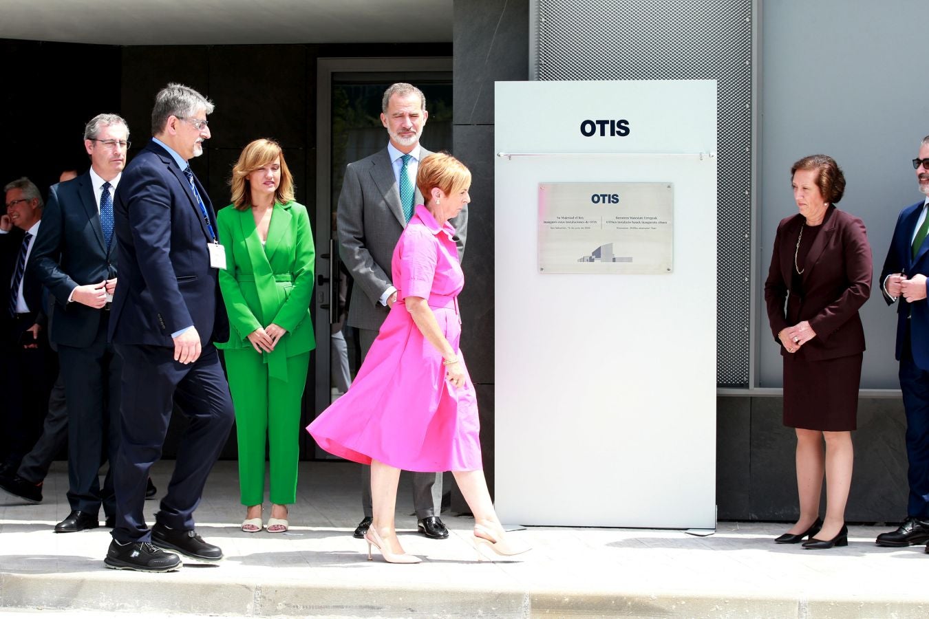 Fotos: El Rey inaugura la nueva fábrica de OTIS en San Sebastián