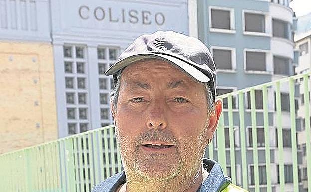 Aitor González, en Eibar. 