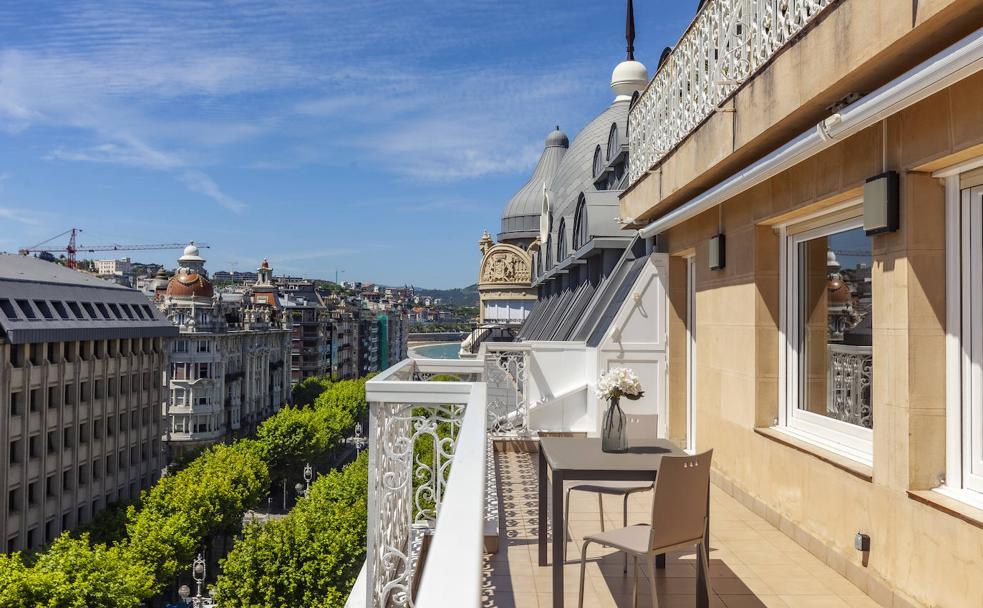 Ático de lujo en el centro de San Sebastián.
