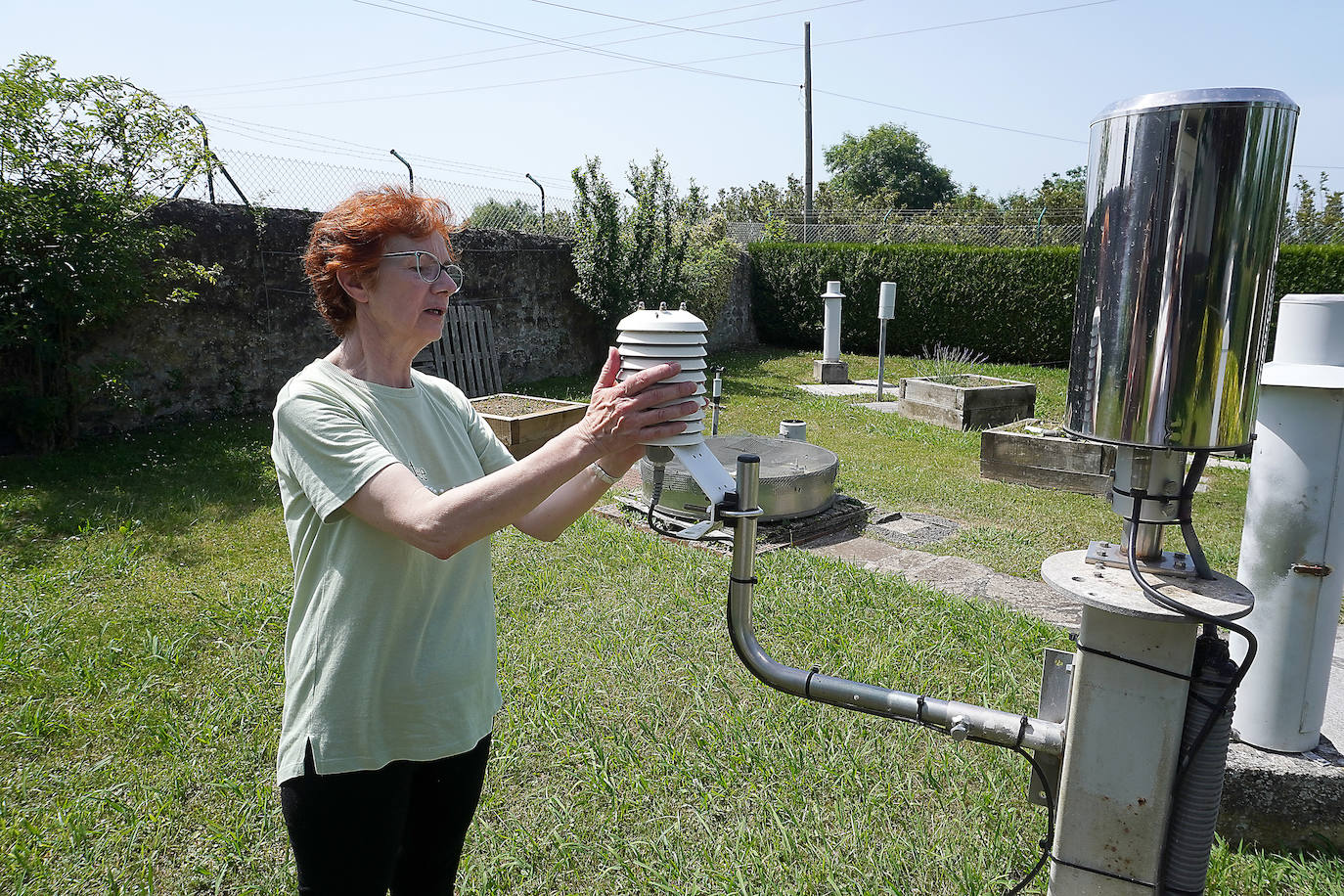 Fotos: A mano cada tres horas: así se mide la temperatura en Igeldo