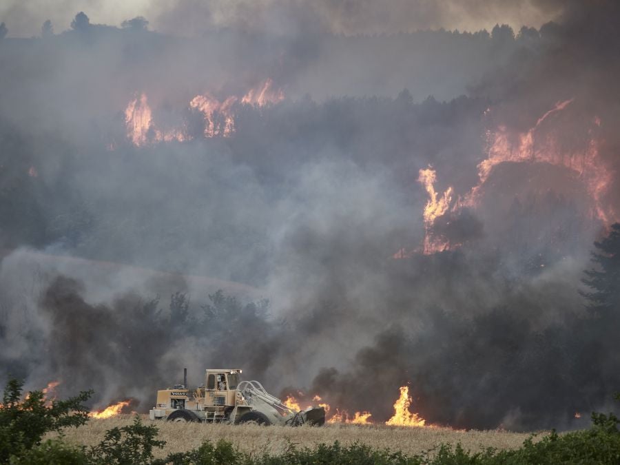 Fotos: Navarra en alerta por varios incendios