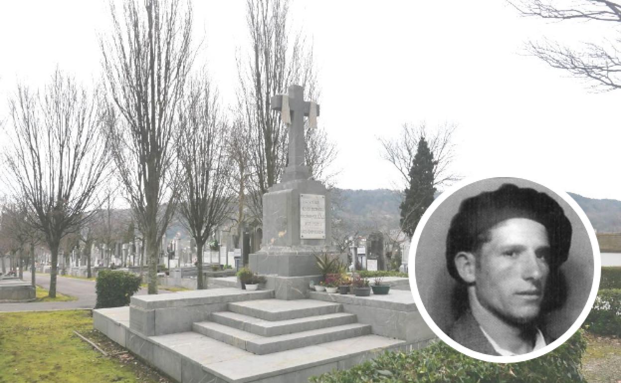 El llamado Mausoleo de los Mártires, ubicado en el cementerio de Polloe, en San Sebastián. Eloy Zufiaurre.