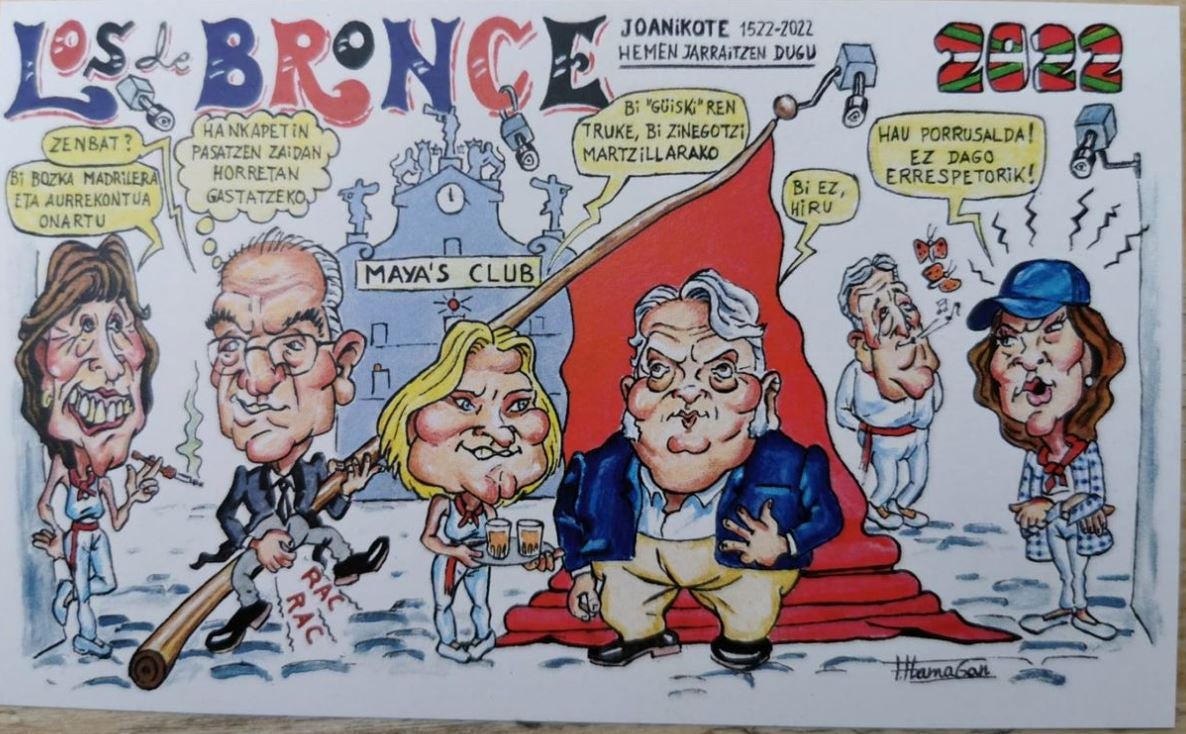 Fotos: Las ácidas y divertidas pancartas de las peñas de San Fermín 2022