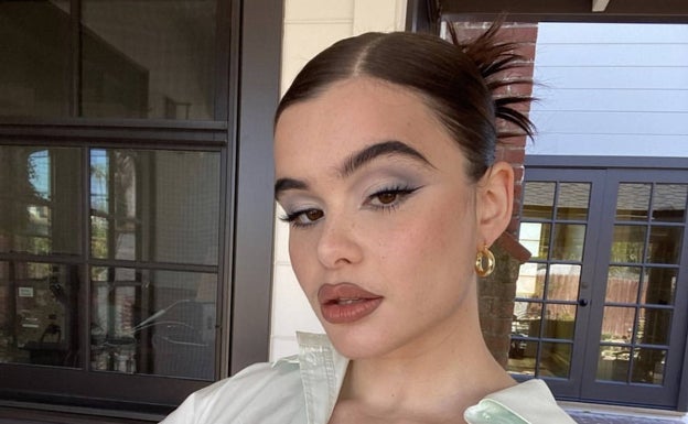 La actriz de 'Euphoria' Barbie Ferreira con un 'Spicky bun'. 