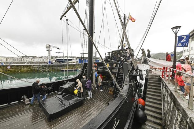La réplica de la nao 'Victoria' con la que Elcano hizo la primera circunnavegación de la historia 