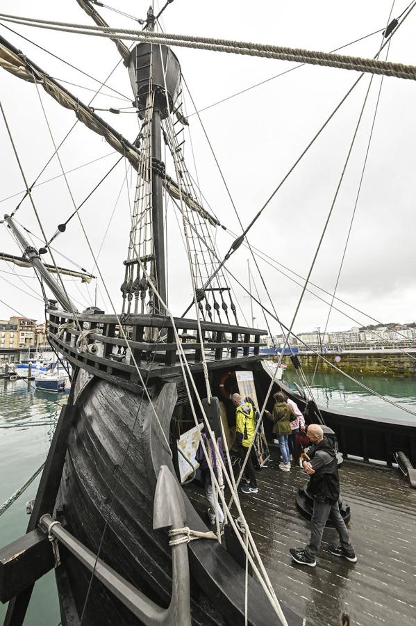 La réplica de la nao 'Victoria' con la que Elcano hizo la primera circunnavegación de la historia 