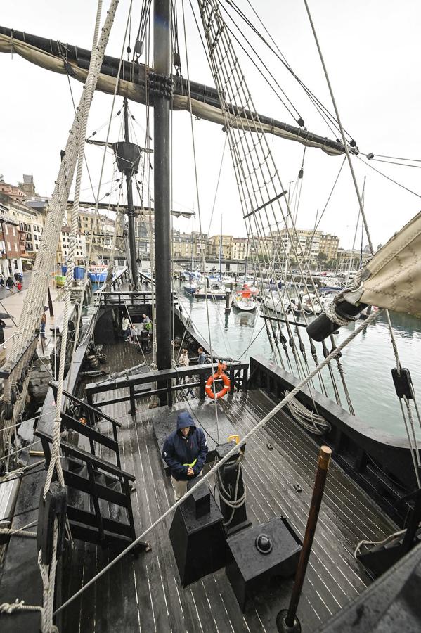 La réplica de la nao 'Victoria' con la que Elcano hizo la primera circunnavegación de la historia 