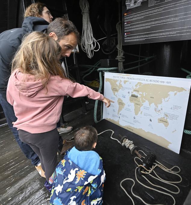 La réplica de la nao 'Victoria' con la que Elcano hizo la primera circunnavegación de la historia 