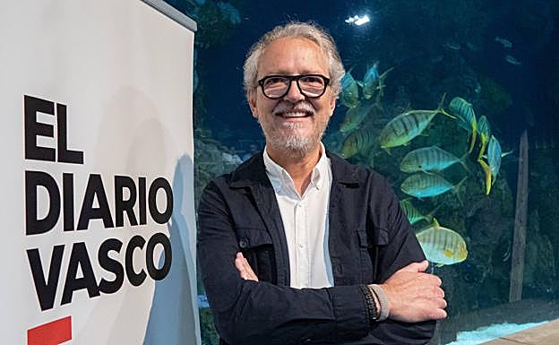 Guille Viglione antes de la charla del martes en Aula DV, en el Aquarium.