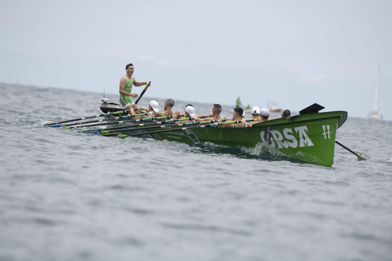 Fotos: Donostiarra no deja escapar su bandera