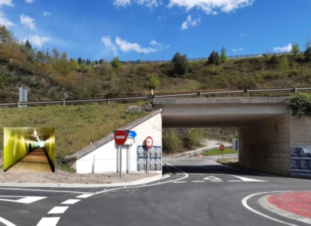 Zona que los viandantes piden que sea reformada para hacerla más segura.