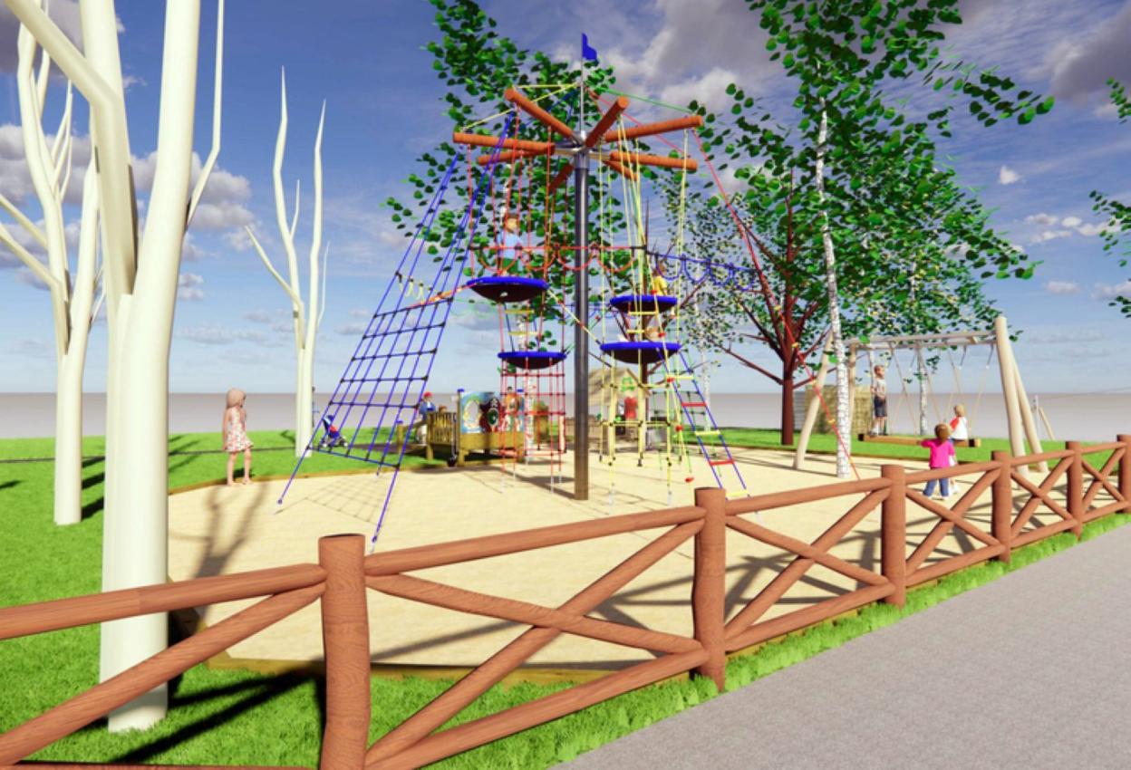 Aspecto del nuevo parque según el proyecto ganador. 