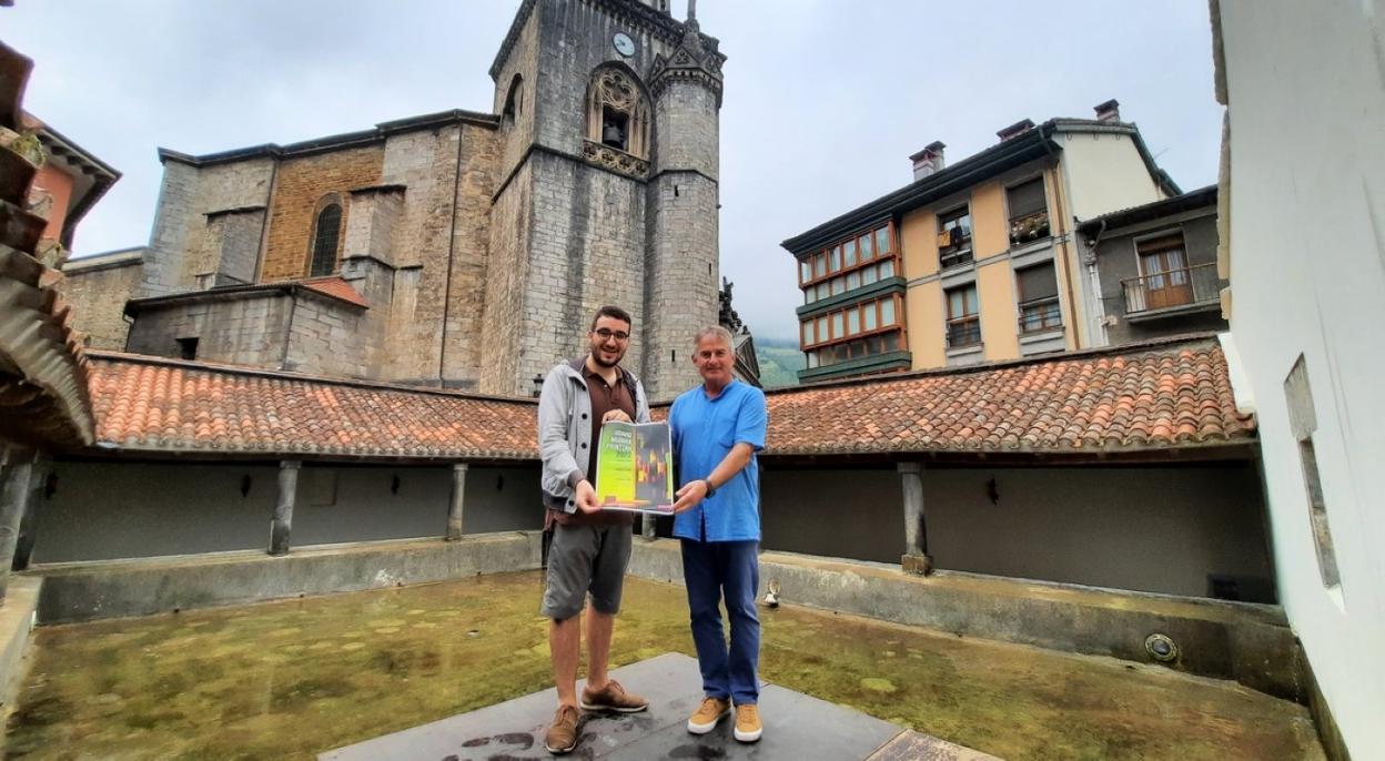 Ignacio Arakistain eta Agustin Lizarralde, garitokian. 