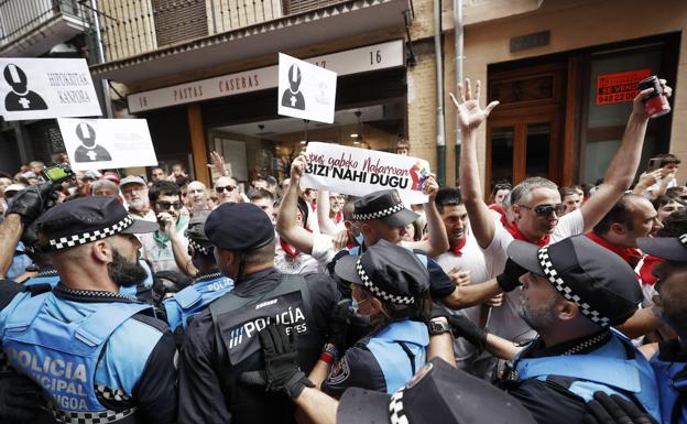 Ya son tres los detenidos por los incidentes de la procesión de San Fermín