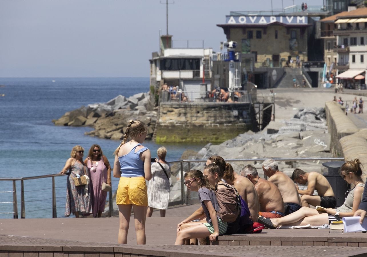 Fotos: Gipuzkoa se abrasa a más de 35ºC