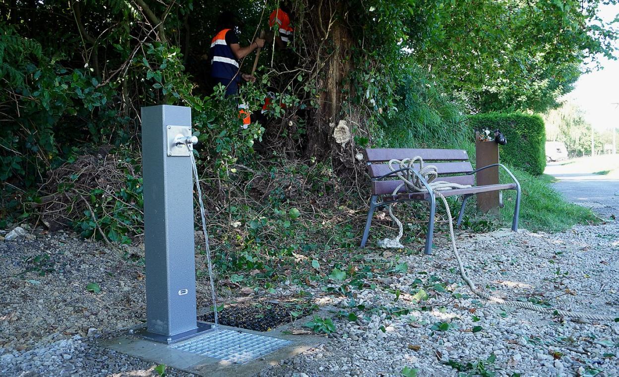 Lezo: Una nueva fuente en Altamira